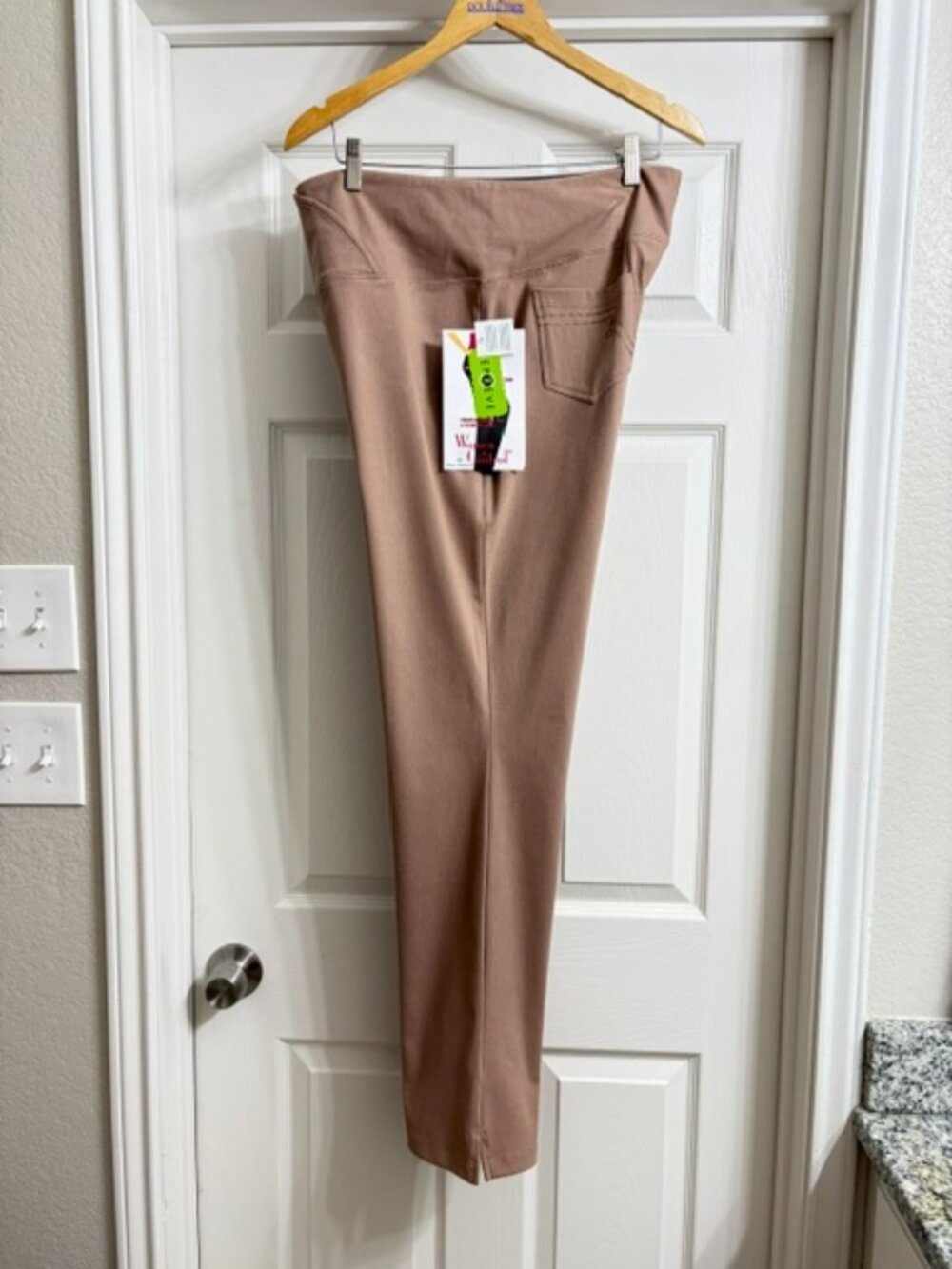 Women with Control Brand Camel Color Pants, Size 16 (NWT)